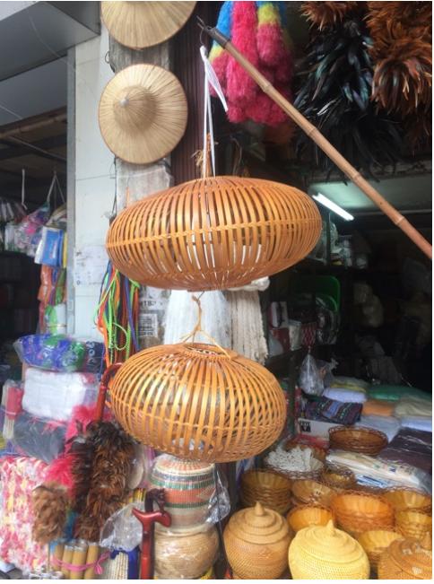 Đèn Lồng Tre( Đèn Bánh Xe) Trang Trí