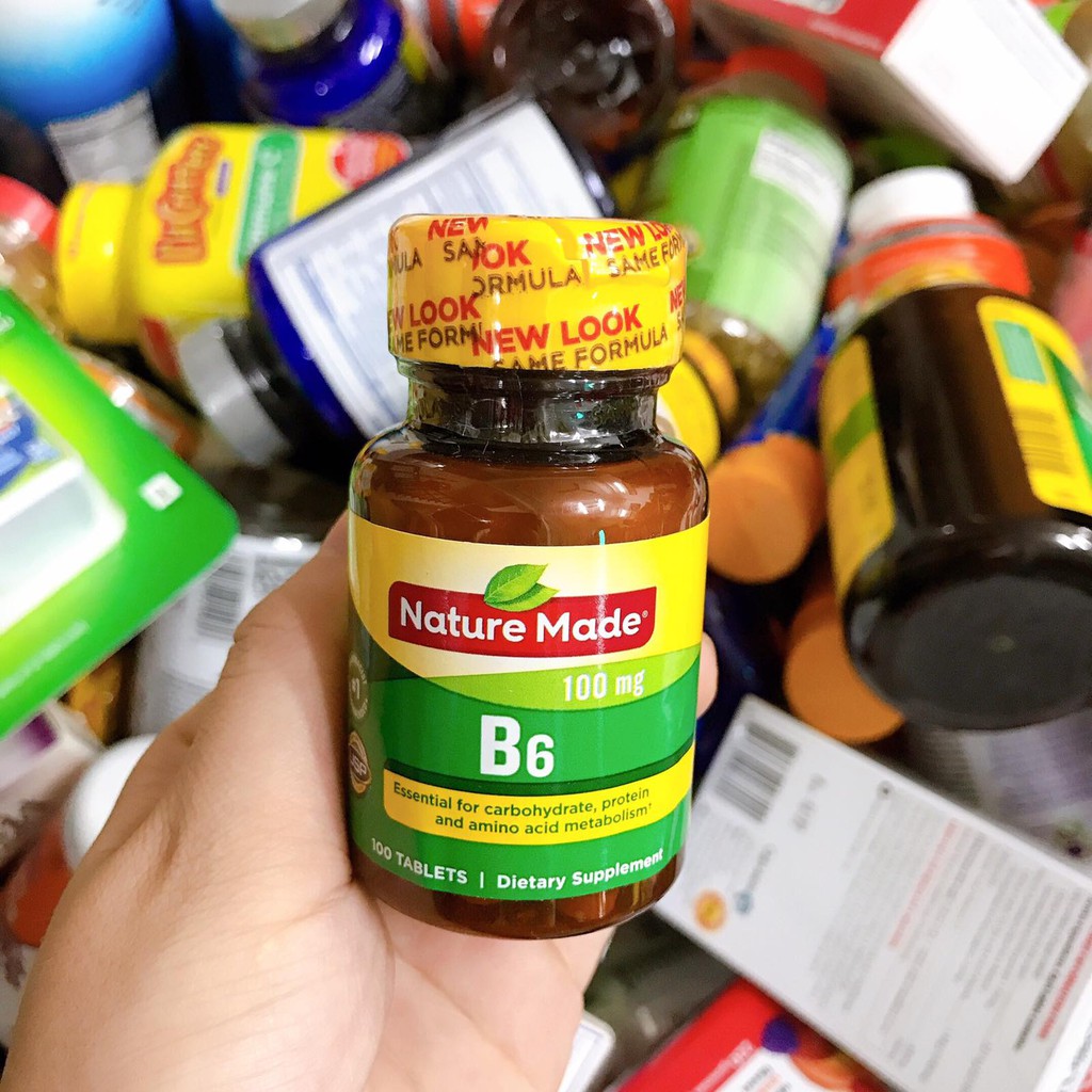 VITAMIN B6 100MG NATURE MADE 100 VIÊN