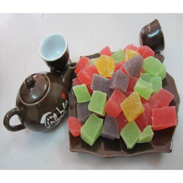 1KG KẸO DẺO SỮA  TRÁI CÂY ĐÀ LẠT ĐỦ VỊ