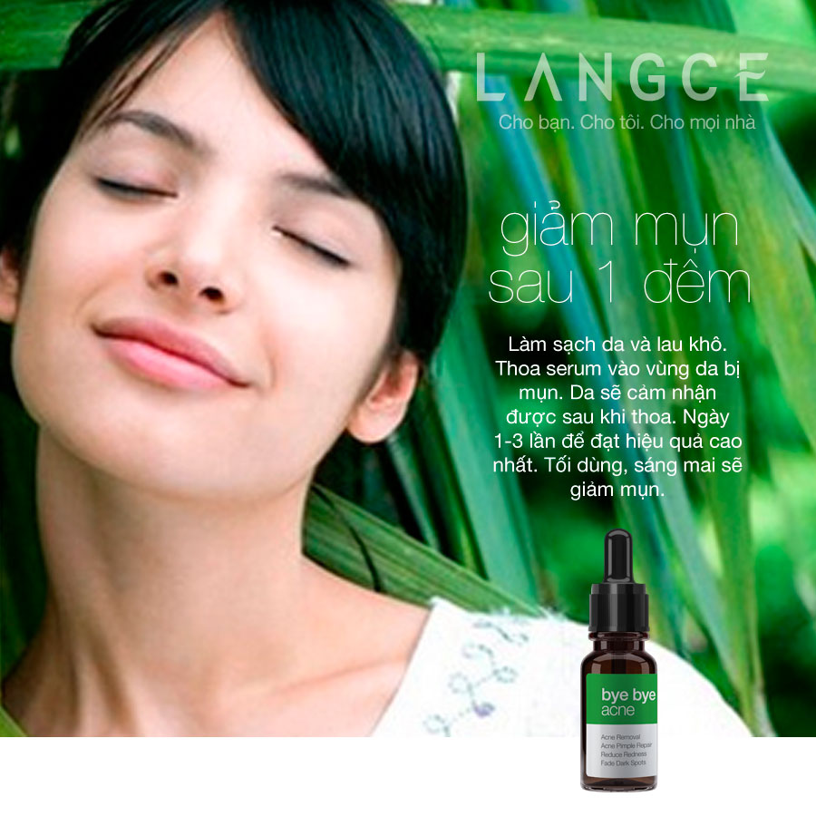 TẠM BIỆT MỤN BYE BYE BLEMISH for Acne LANGCE