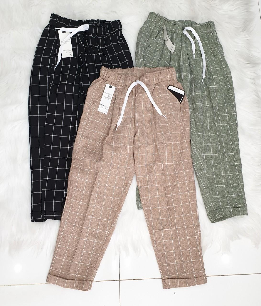 Quần baggy nhún eo thời trang