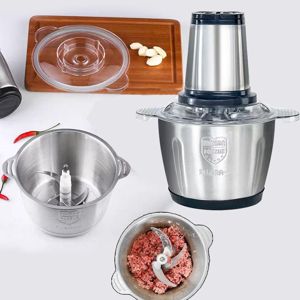 Máy Xay Thịt Cối INOX 304 ,Nhiều Chế Độ Xay, Chống Vỡ Bền Bỉ