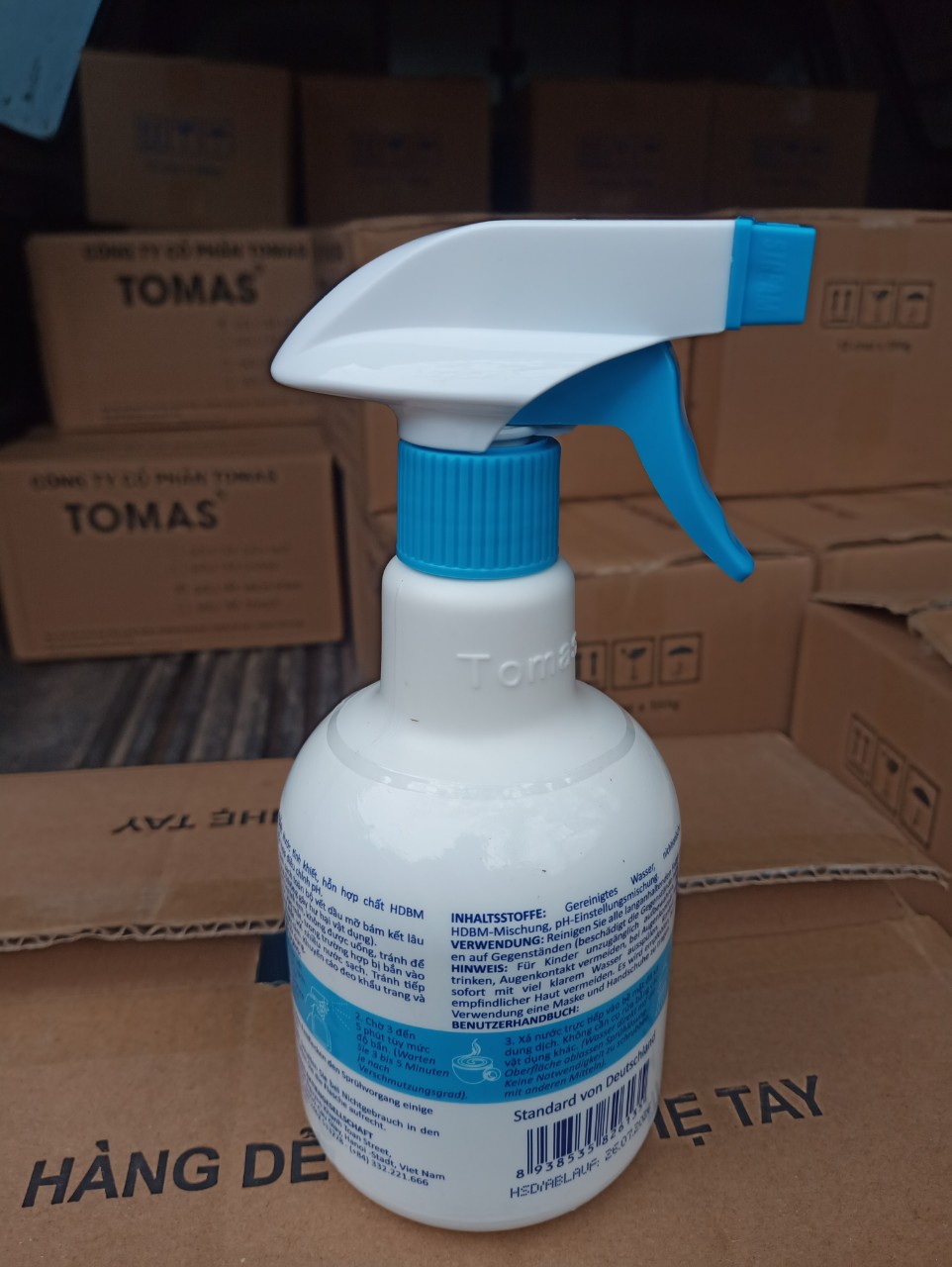 Tẩy dầu mỡ Tomas 500ml
