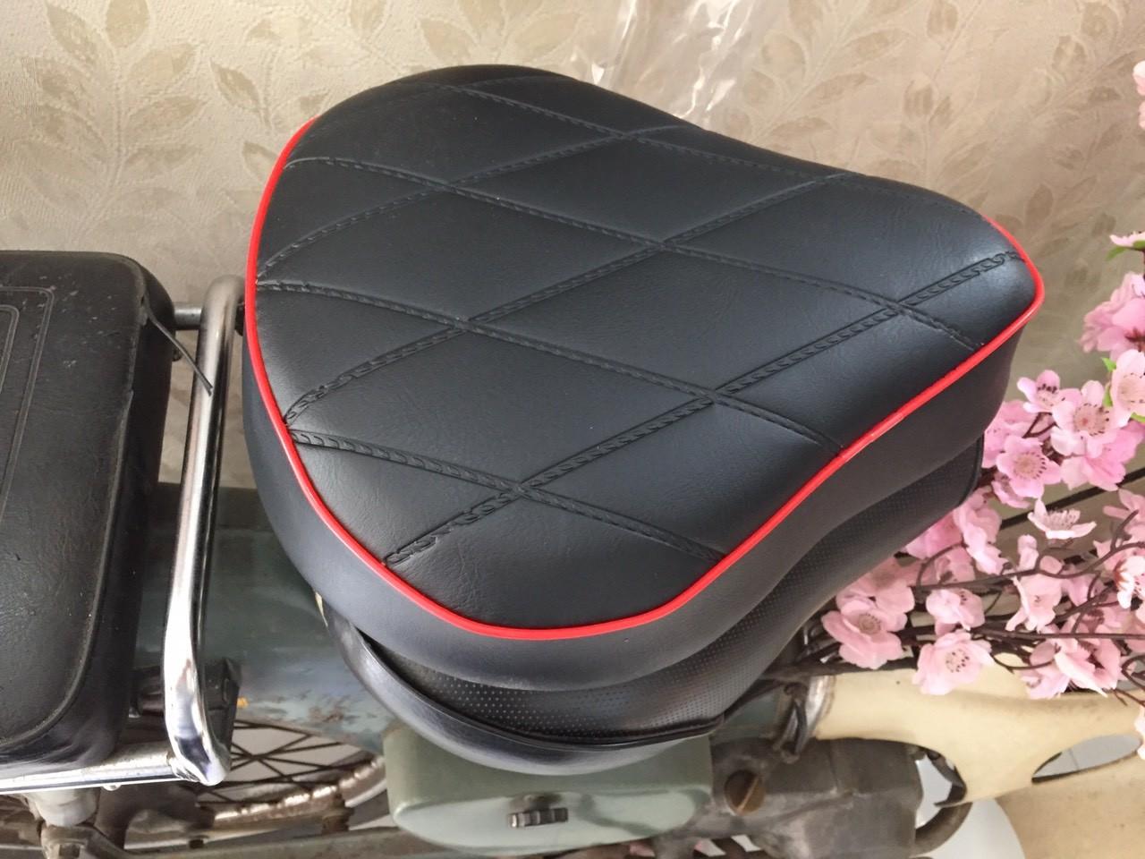 Yên kiểu sọc caro cho cub cánh én đầu vênh-81-86 -82-84-DD-DH..