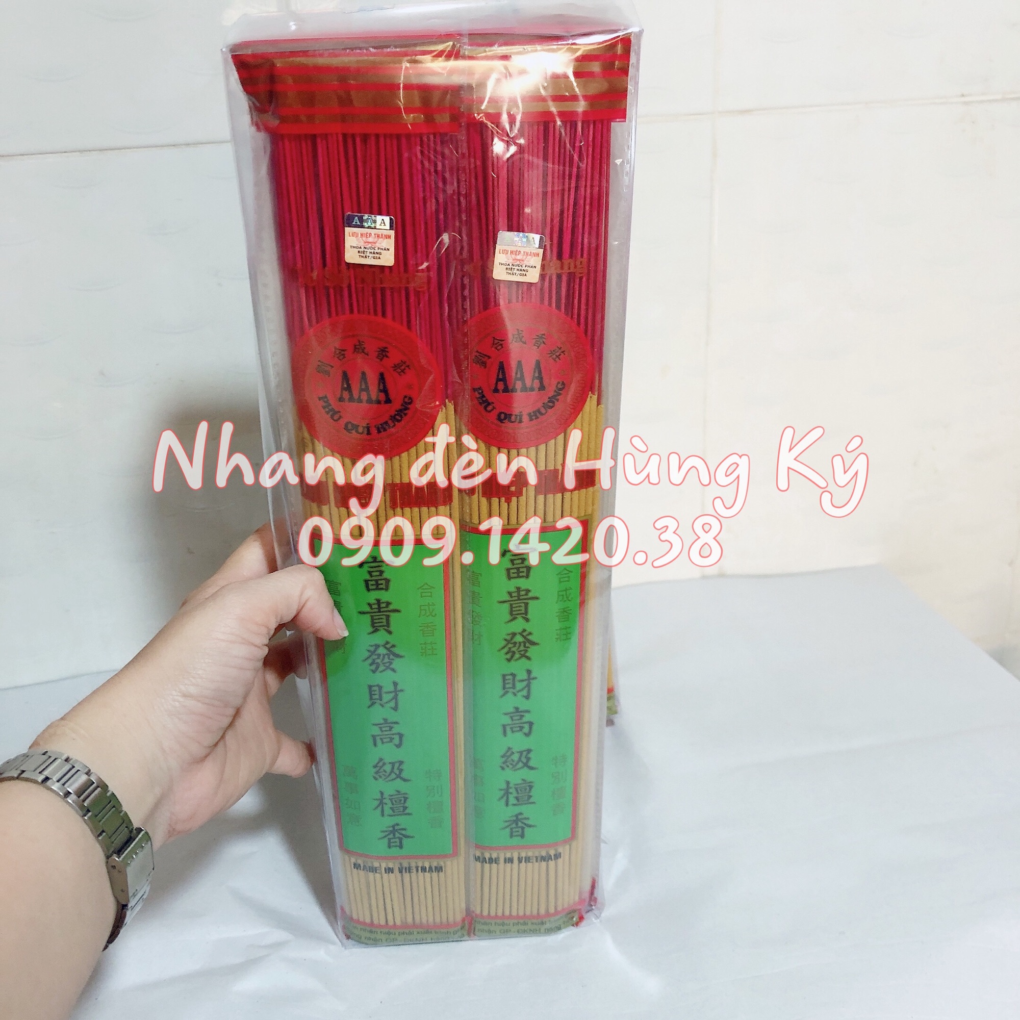 Nhang thẻ Phú Quý Hương AAA