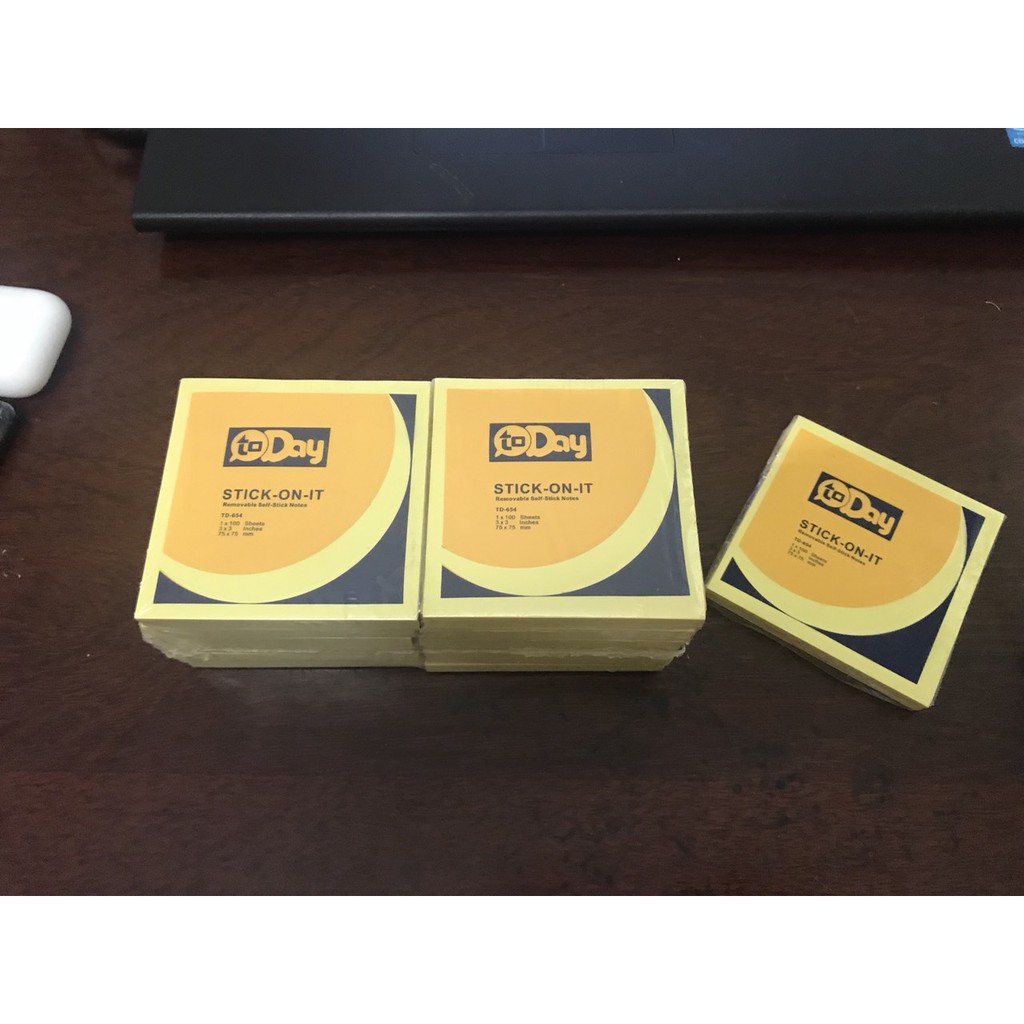 [ VPP Brendo ] - Giấy note vàng TODAY (3*2, 3*3, 3*4, 3*5 )