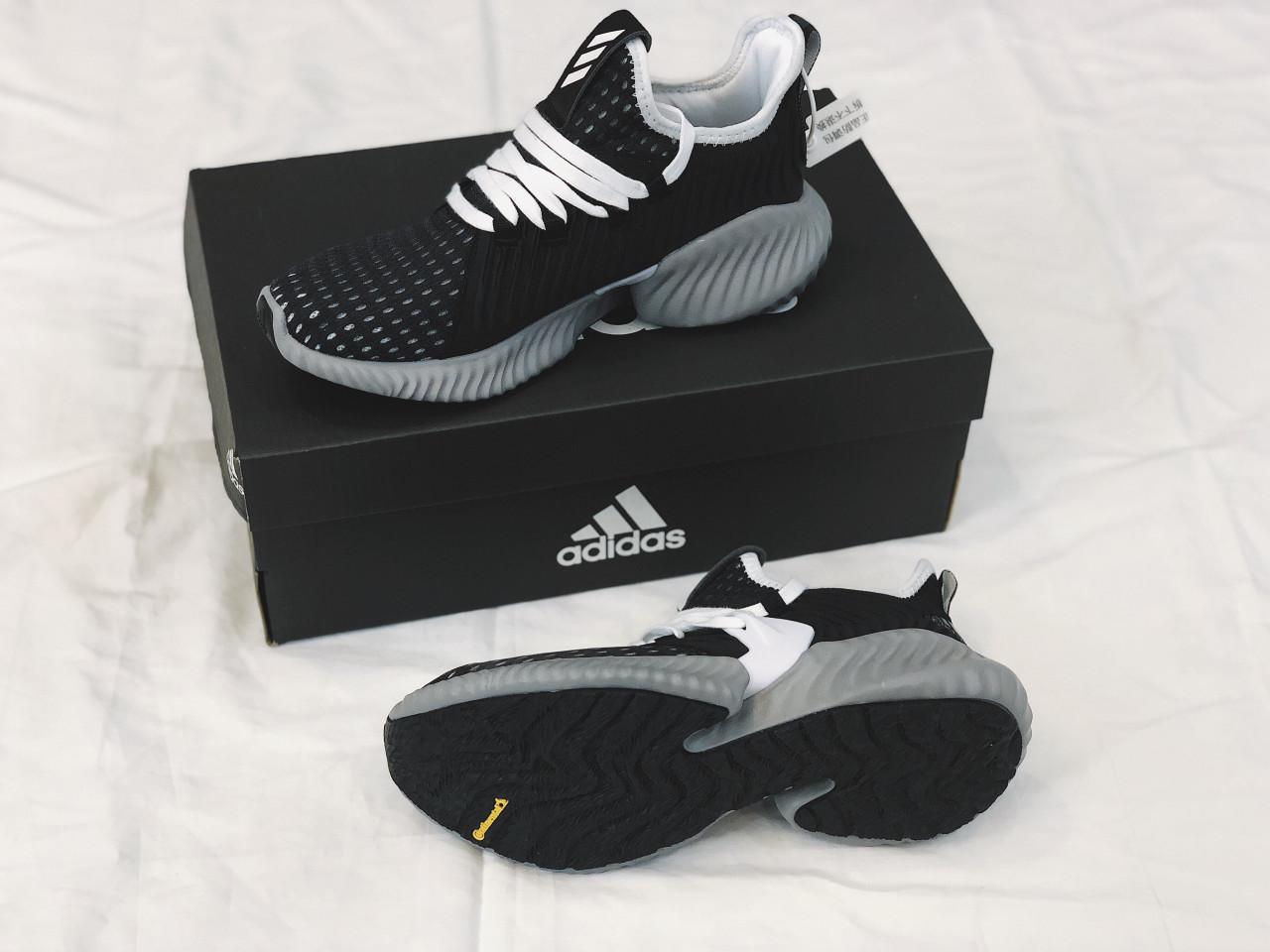 [HCM]Giày nữ Alpha Bounce Instinct mới cao cấp nhẹ bền êm thể thao (đen phối xám)