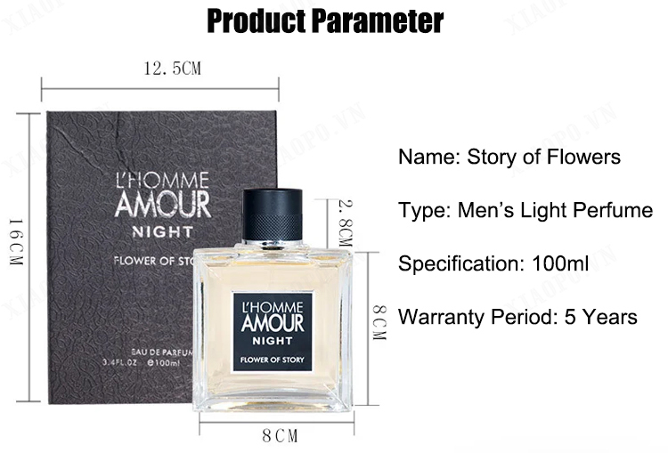 Flower Story Men's Perfume 100ml Gentleman's Cologne Source