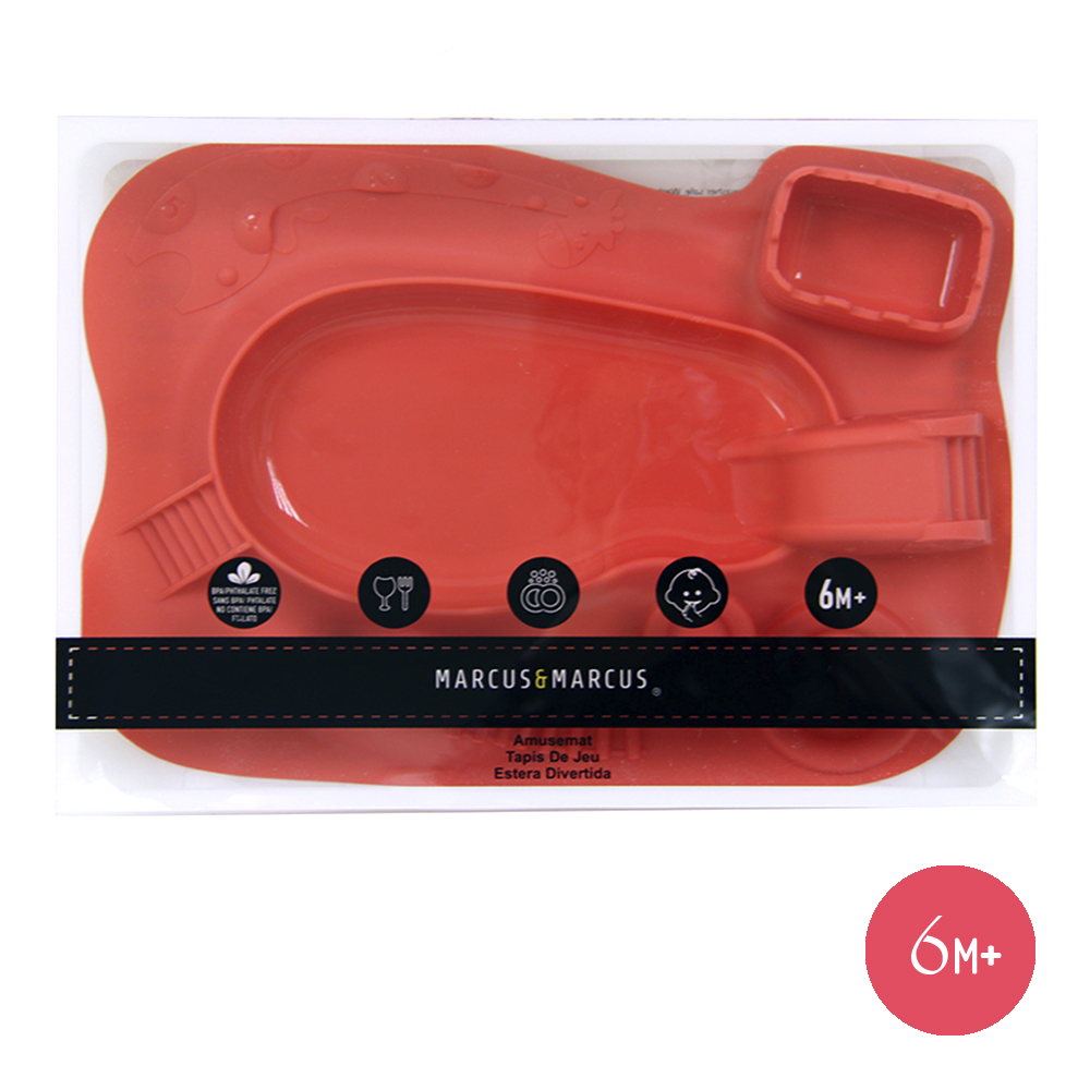 Khay ăn dặm silicon vui nhộn cho bé Marcus & Marcus, từ 6 tháng - Marcus