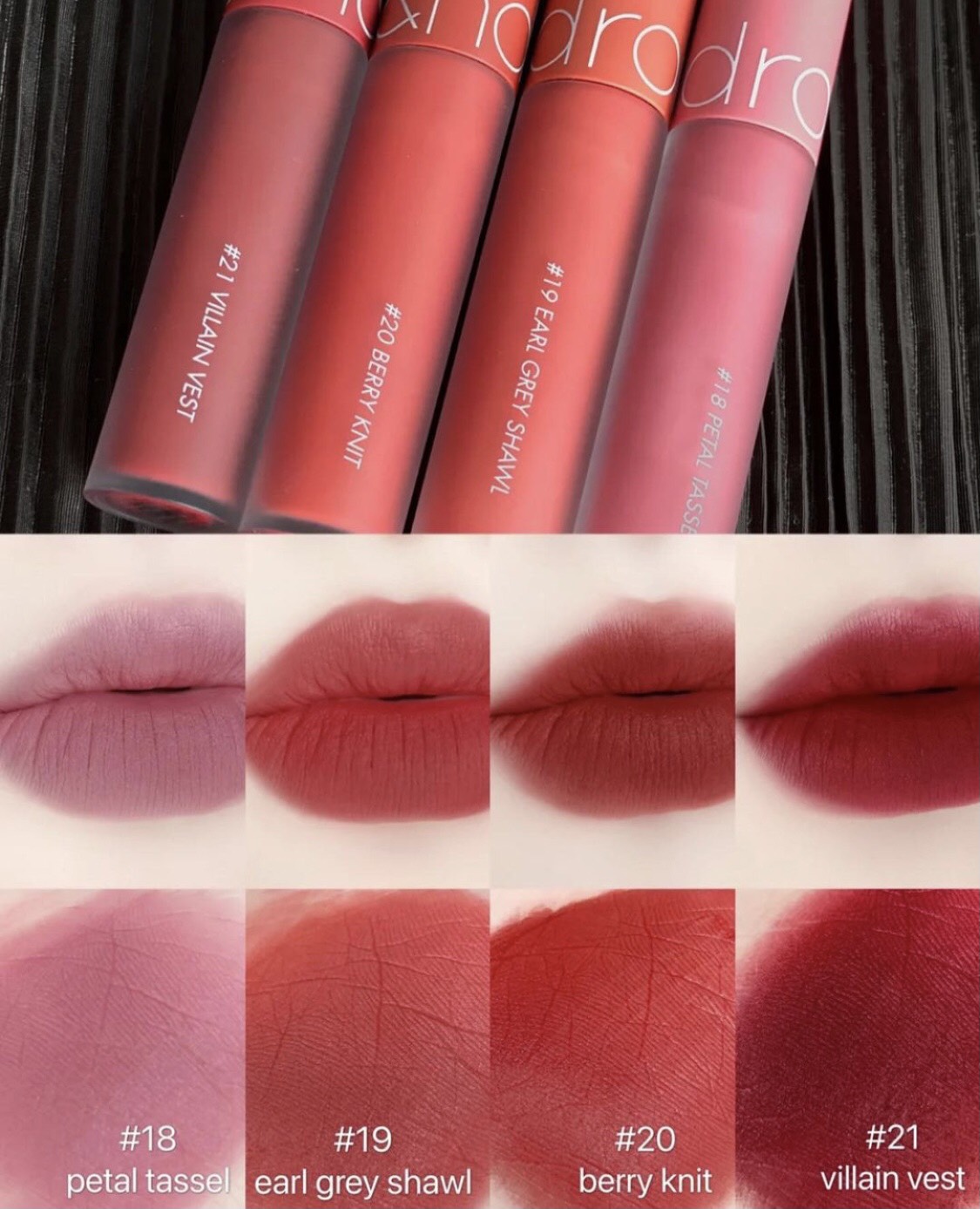 Son kem Romand Zero Velvet Tint