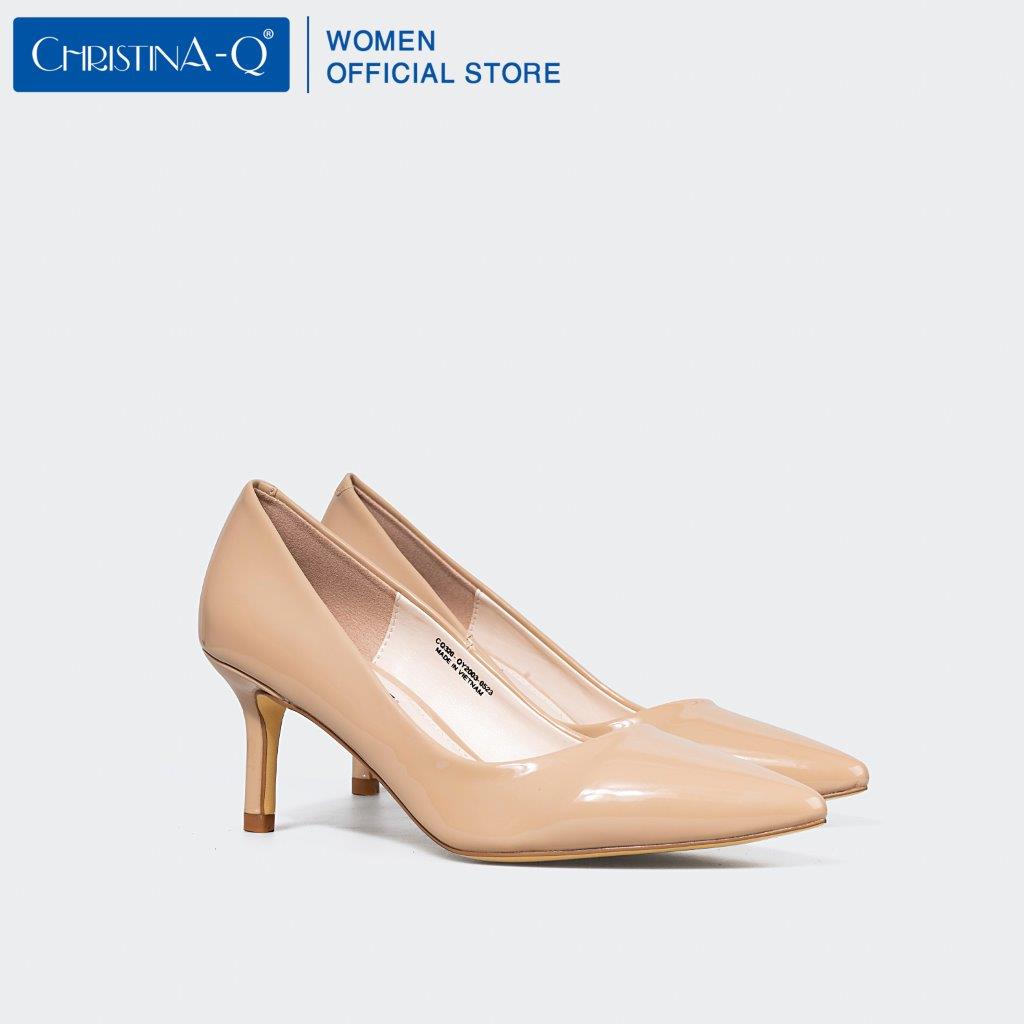 Giày Nữ Cao Gót Bít Mũi Nhọn ChristinA-Q GBN320