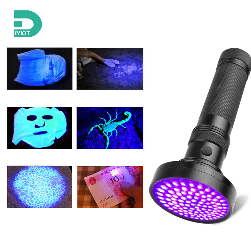 Đèn UV Chính Hãng 51/100 Đèn LED Đèn Pin Đèn Pin An Toàn Đèn Phát Hiện Tia Cực Tím (Ánh Sáng Tím)