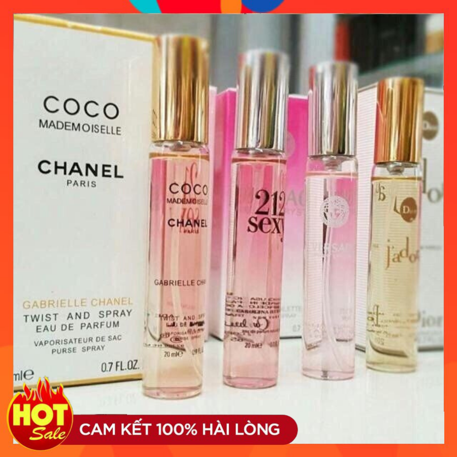 Nước Hoa Nam Nữ Pháp mini 4D Cao Cấp 20ml Chọn Mùi