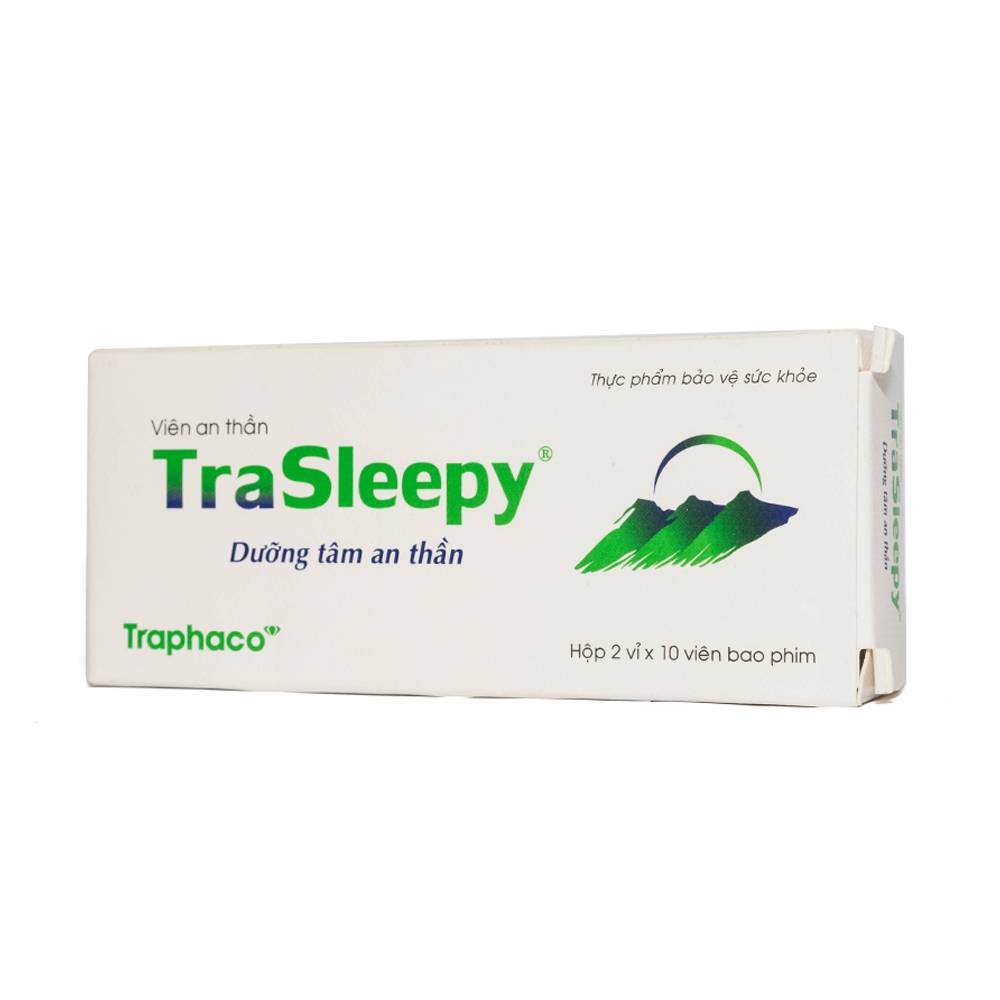 TRASLEEPY – Giúp hỗ trợ dưỡng tâm an thần, giúp dễ ngủ, giảm căng thẳng, lo âu