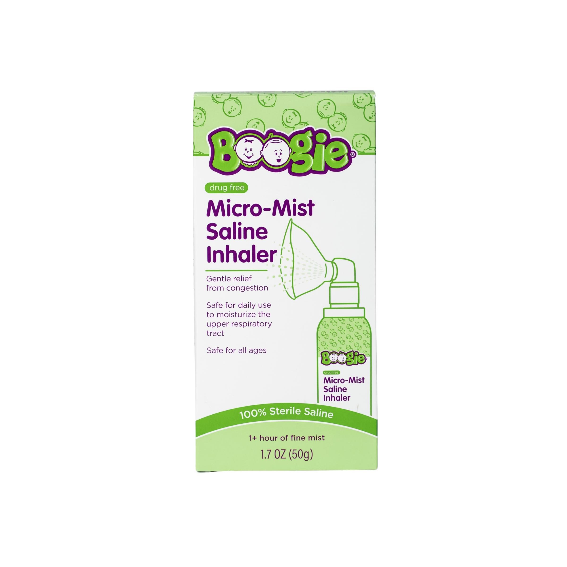 Xịt Xông Mũi Họng Phun Sương Boogies Micro-Mist Saline Inhaler Mỹ