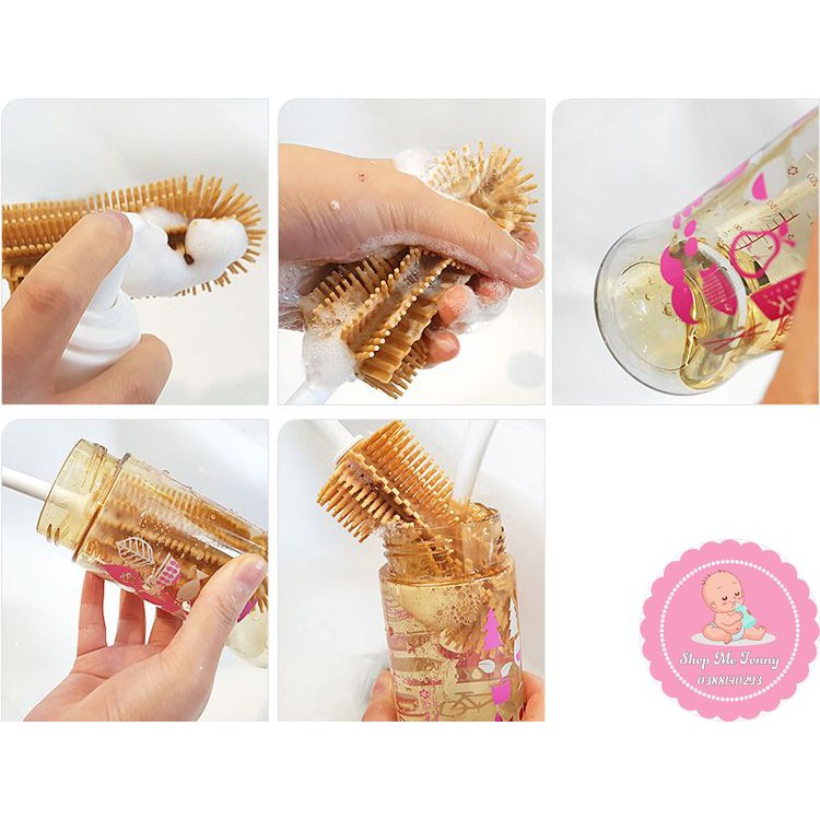 Bộ Cọ Rửa Bình Sữa Silicone MOTHER-K