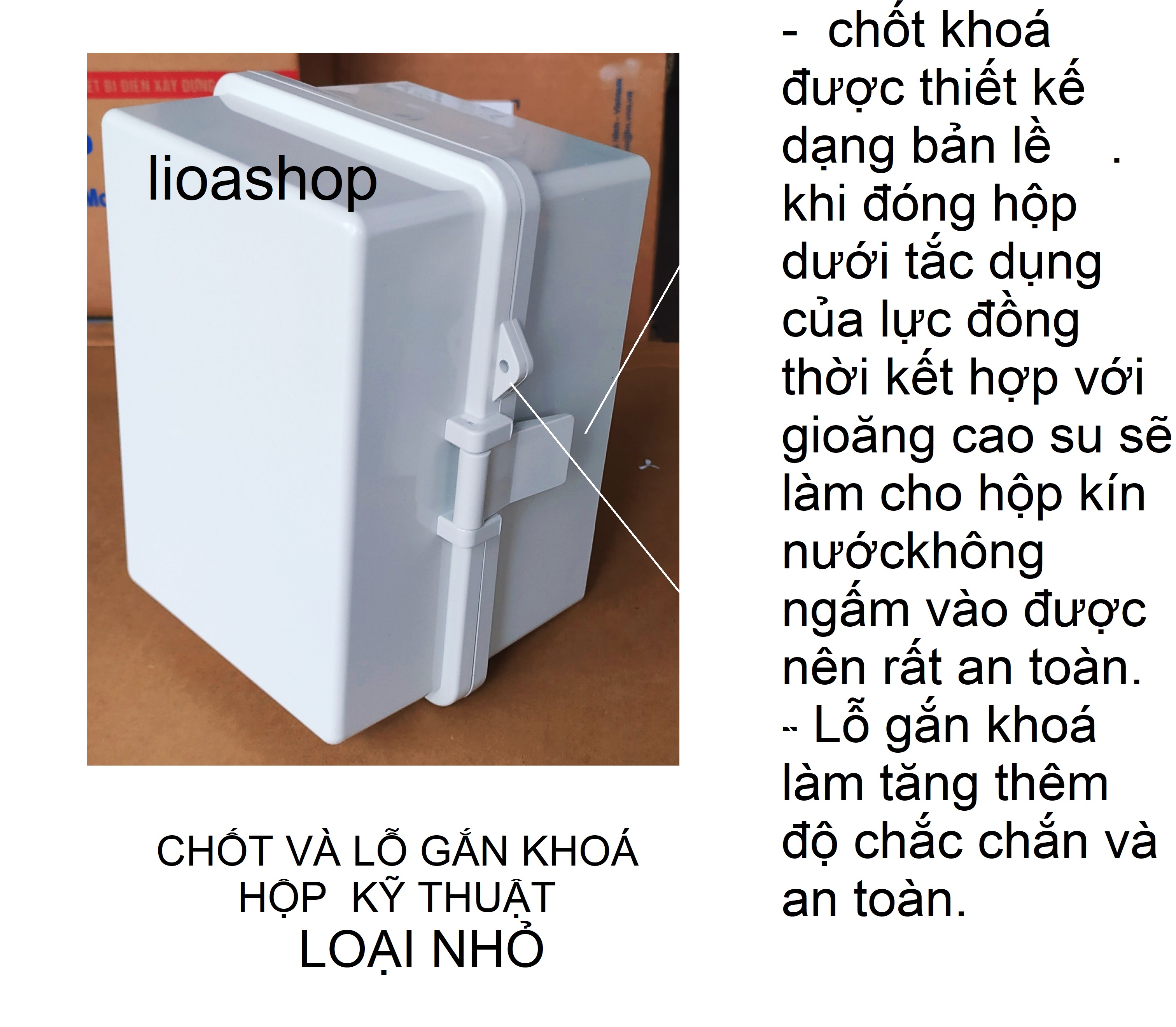 HỘP KỸ THUẬT LiOA LẮP NGOÀI TRỜI.