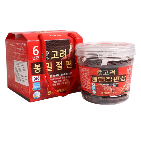 SÂM LÁT TẨM MẬT ONG HÀN QUỐC HỦ ĐỎ 200G