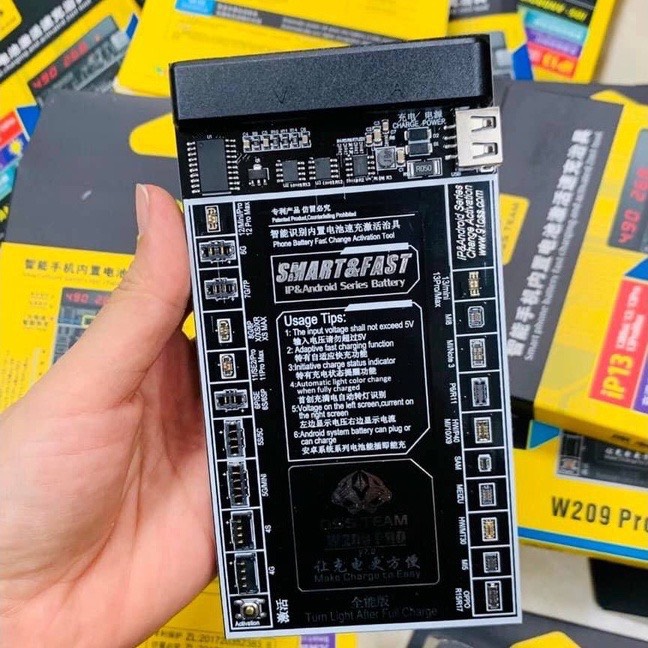 Kích pin W209+ PRO V7 (NEW) 5-14PM + Androi