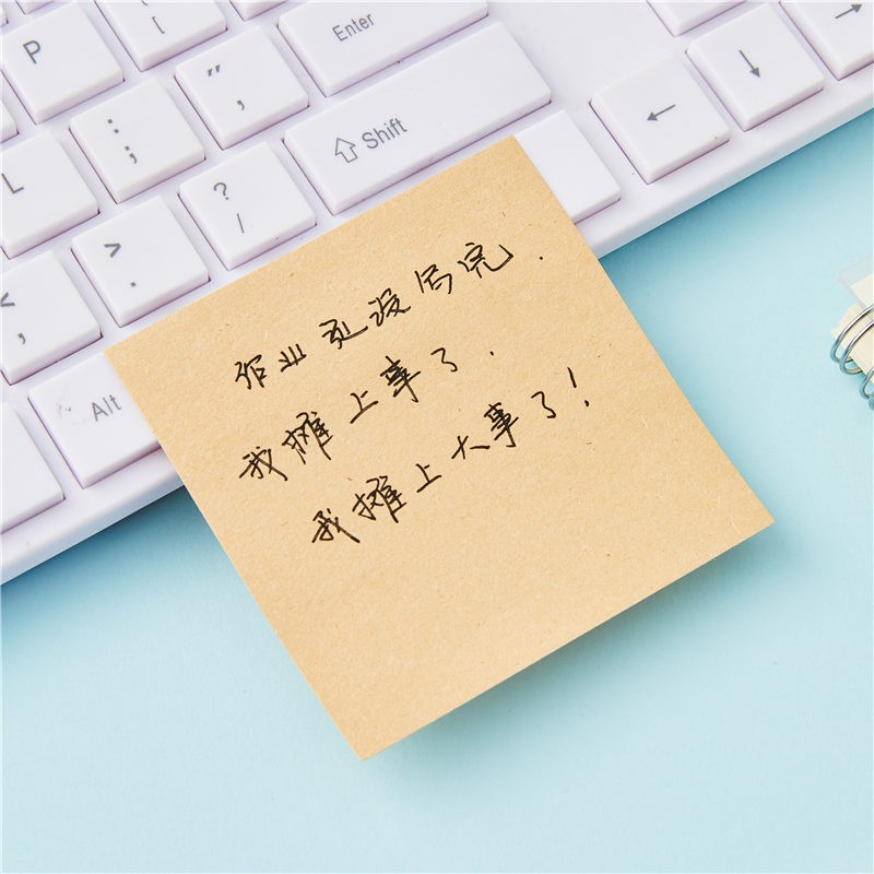 Set 80 Giấy Note Giấy Ghi Chú Sticky Note Tối Giản ST45