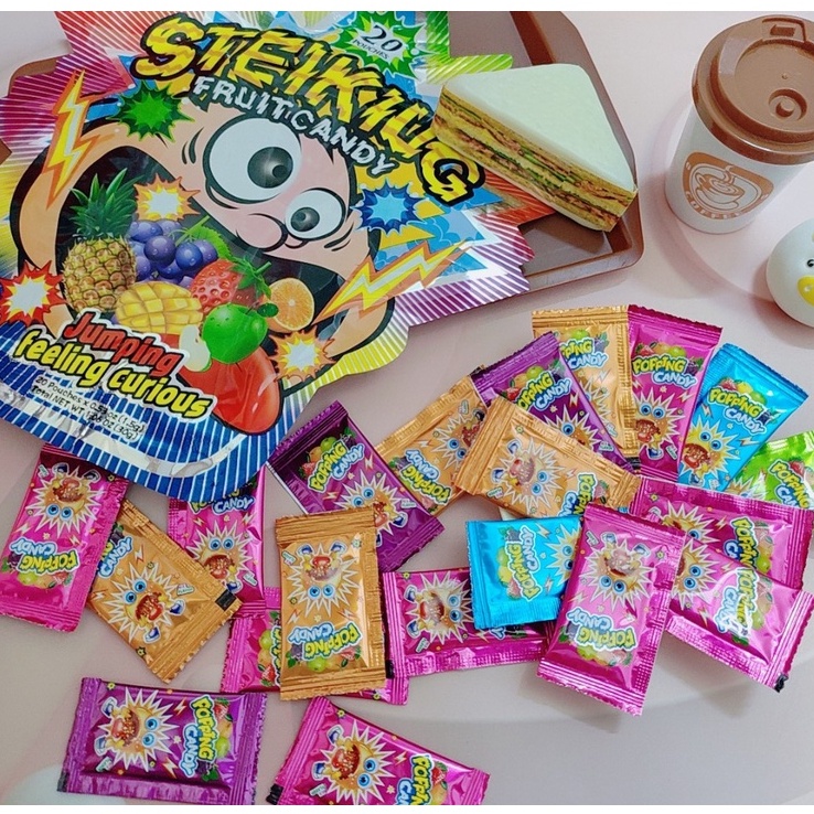 kẹo nổ popping candy thái lan 30g mix vị (bịt gồm 20 gói)
