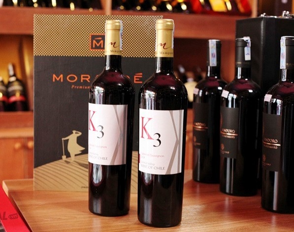 Vang Chile K3 Cabernet Sauvignon nhập khẩu