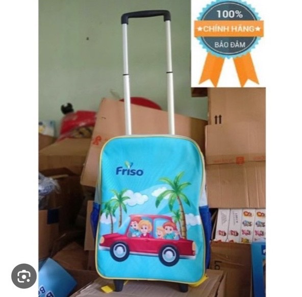 Balo kéo cho bé cần kéo tháo rời được HKM Friso
