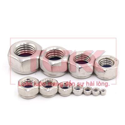 Đai ốc khóa inox 201 đầu PVC (M10-M20)