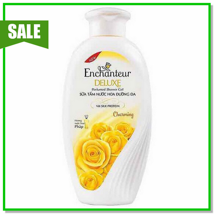 2 bottle perfume shower gel French enchanteur 100ml/bottles charm concentration Imperial aromatic lasting gentle (Sales promotion)