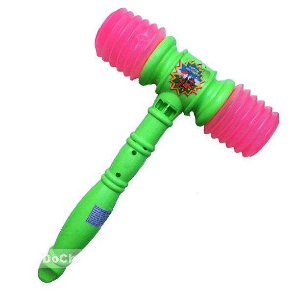 Đồ chơi búa đập 2 đầu lớn bằng nhựa túi lưới