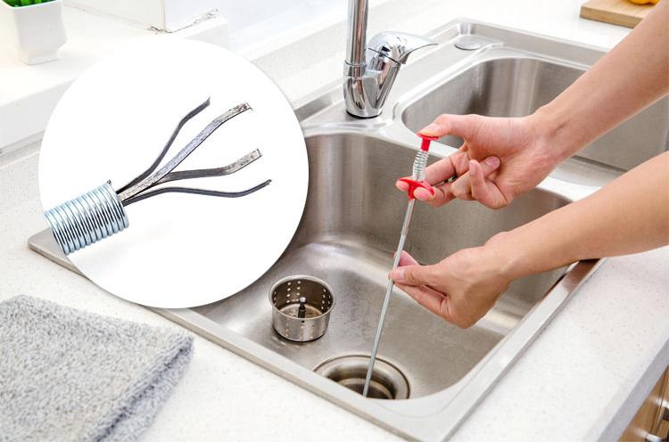 [HCM]Dụng Cụ Thông Tắc Cống 2 In 1