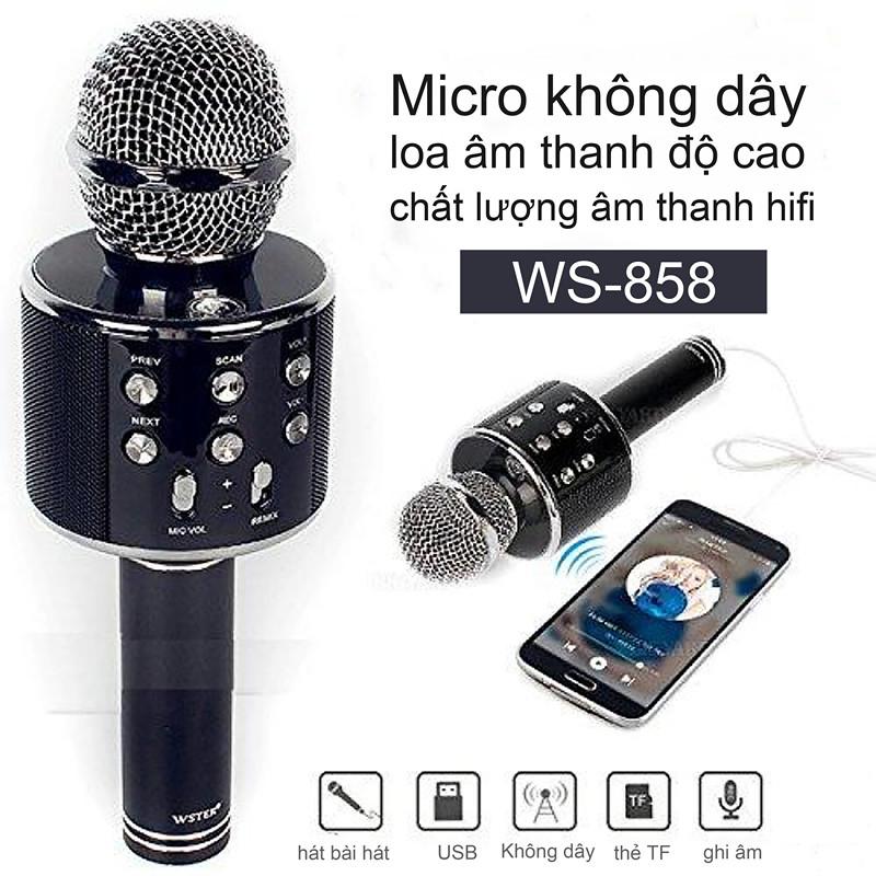 Mic Sing Karaoke Bluetooth Wireless Built-in speaker Echo Warm mini portable karaoke microphone mic sing on car mic best karaoke song