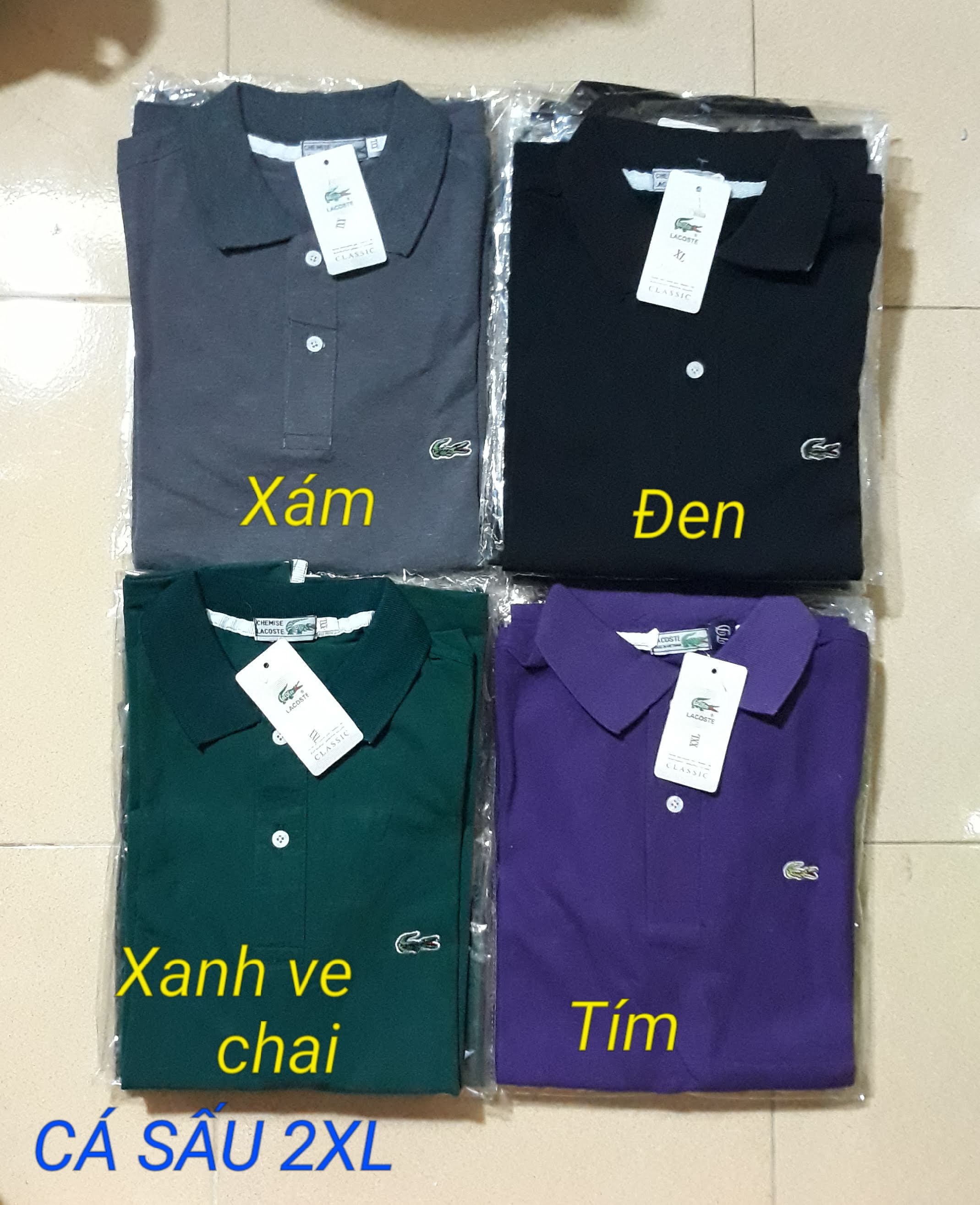 Áo thun nam cá sấu