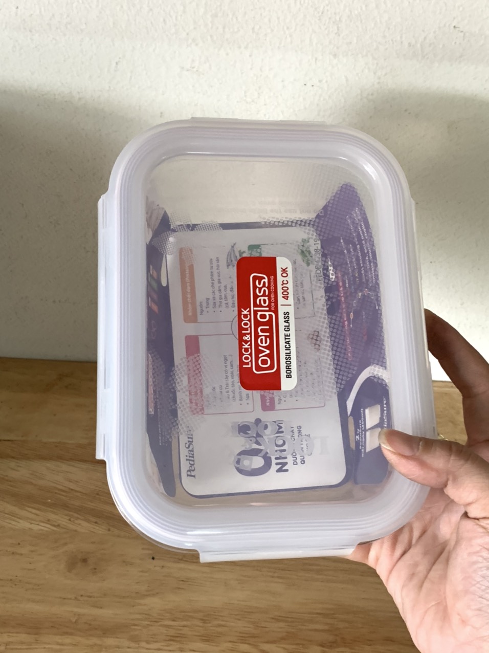 Thố thuỷ tinh Lock&lock 630ml (1 cái)