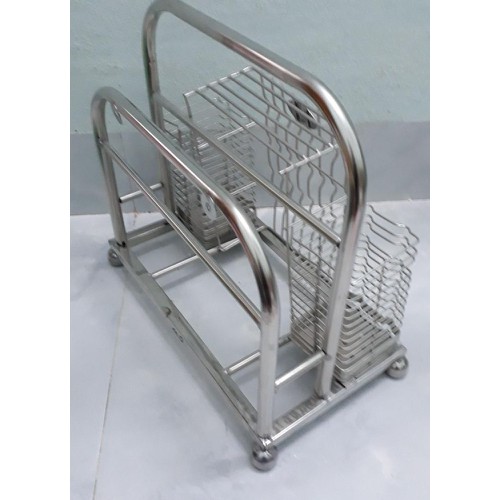 Kệ để dao thớt bằng inox - ẢNH THẬT