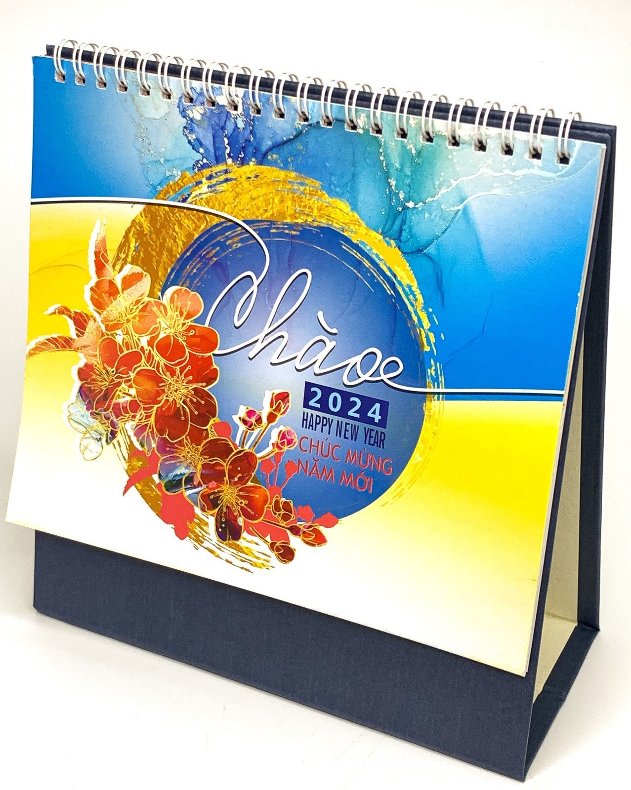 Lịch Tết 2024 Lịch Để Bàn Lò Xo Cứng 2024 Lịch Để Bàn Chữ A 2024 (Có Lịch Âm) - Mẫu Ngẫu Nhiên