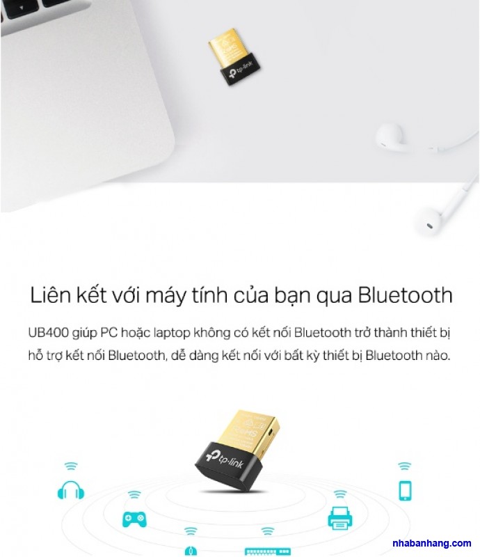 [HCM]Thiết Bị Kết Nối Usb Nano Bluetooth 4.0 TP-LINK UB400