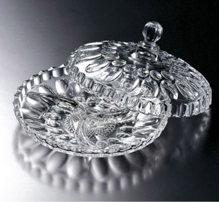 Khay Mứt pha lê cao cấp size lớn 24.3cm