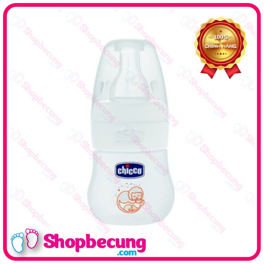 Bình sữa sơ sinh đa năng micro sư tử nhí chicco 60ml