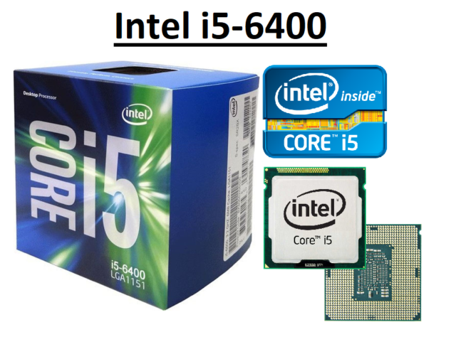 Cpu/i5-6400 / 2.7GHz (3.3GHz Turbo) Quad Core / 1151 Socket / 6MB Cache / DDR4, DDR3L Controller / 65W TDP / Intel HD 530 Graphics/2nd
