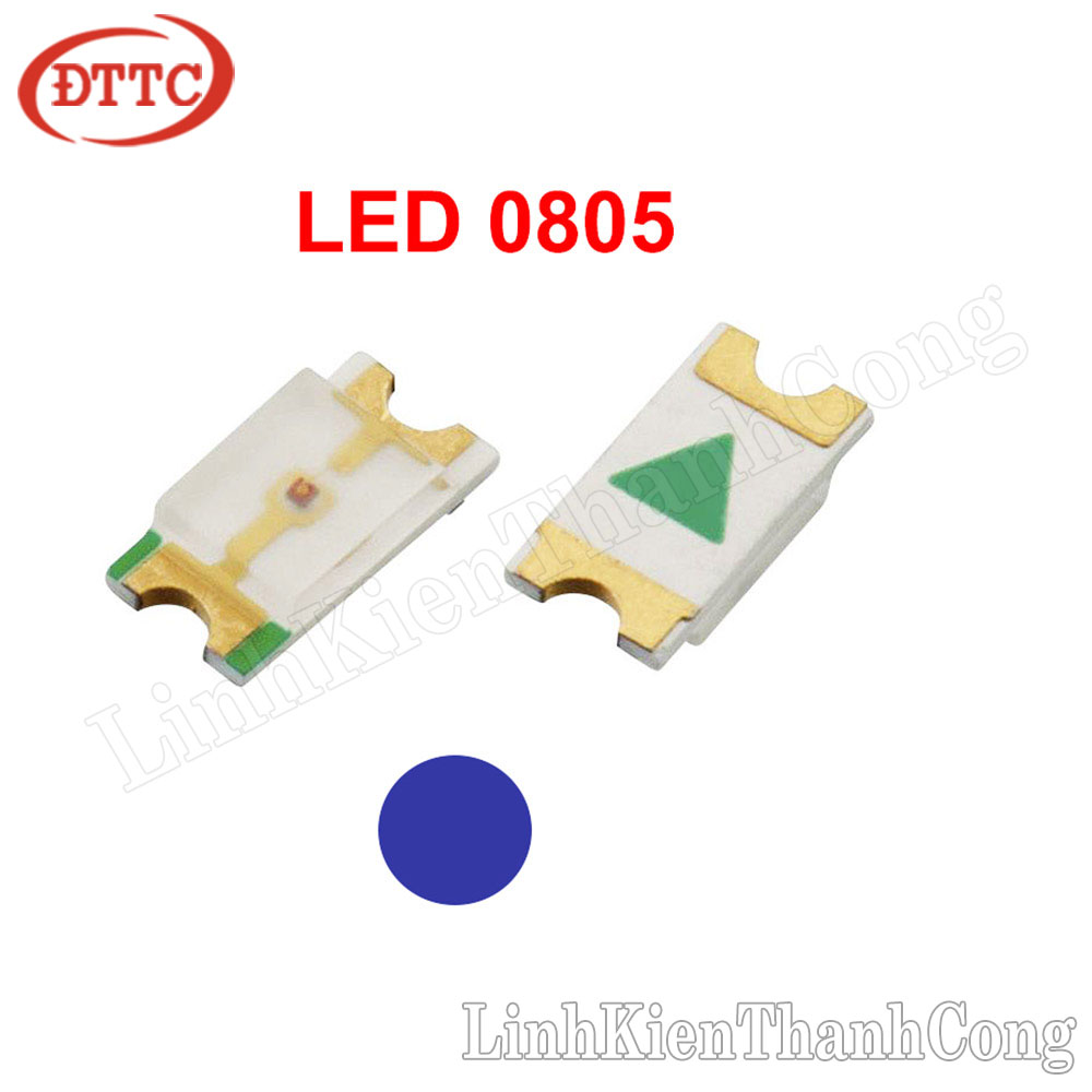 LED dán 0805 màu xanh dương (10 chiếc)
