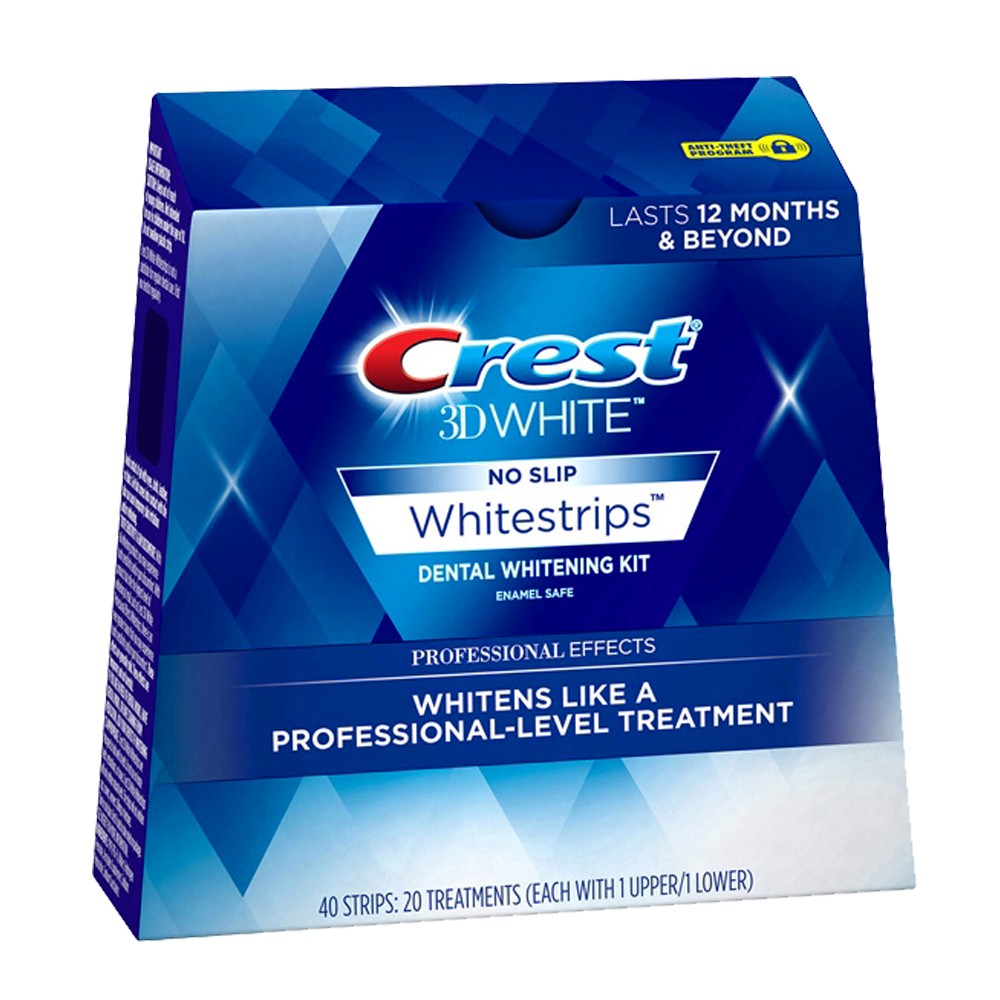 Combo 10 Miếng Dán Trắng Răng Crest 3D White Professional Effects USA