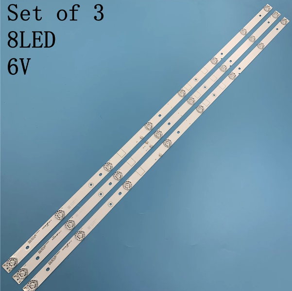 Asanzo 43ek7 - bộ 3 thanh 8 led 6v cho tivi asanzo asano 43ek7 và một số dòng thông dụng
