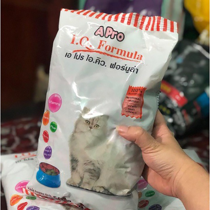 Thức ăn hạt cho mèo Apro IQ Formula gói 500g