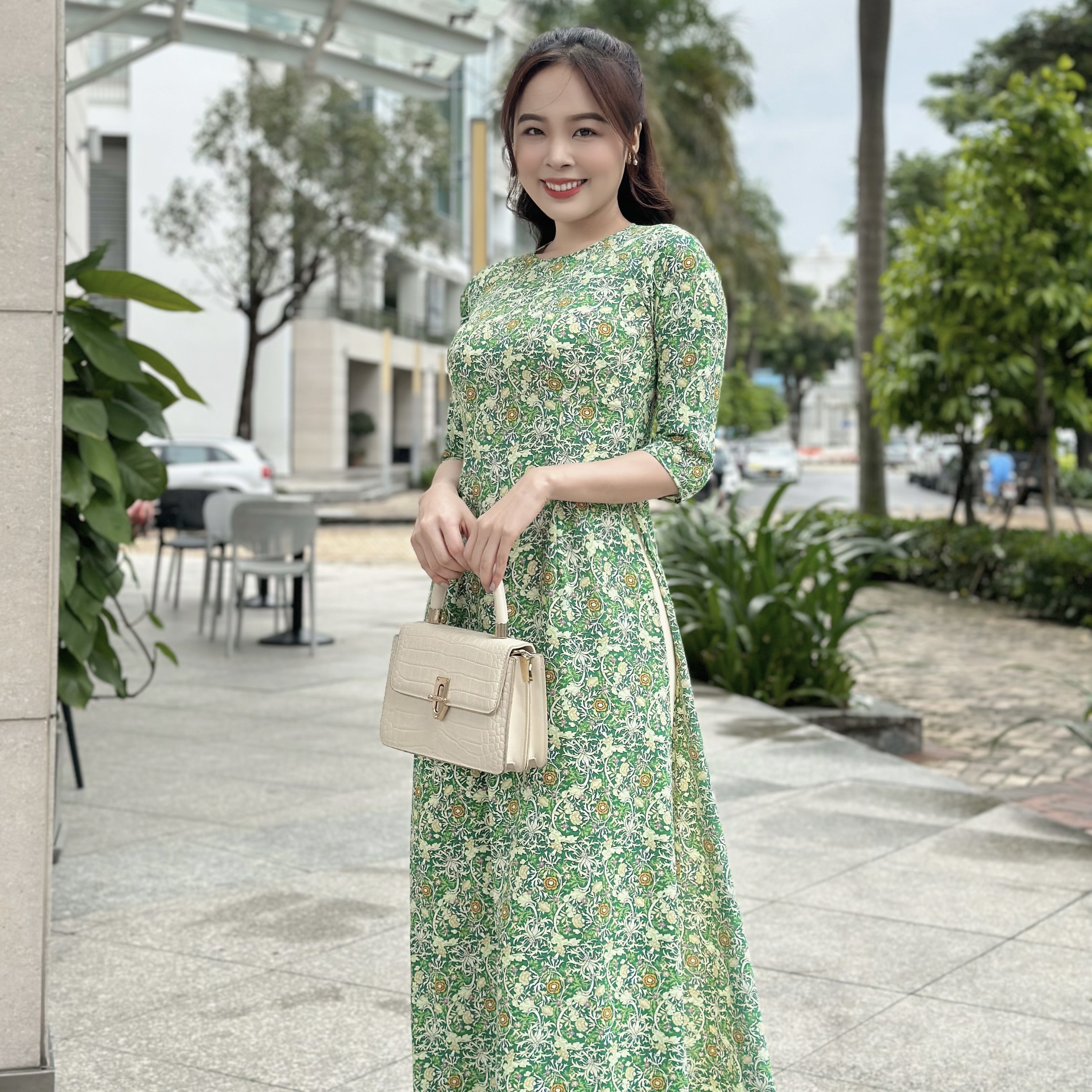 VERCHINI - Áo dài thời trang QANN010