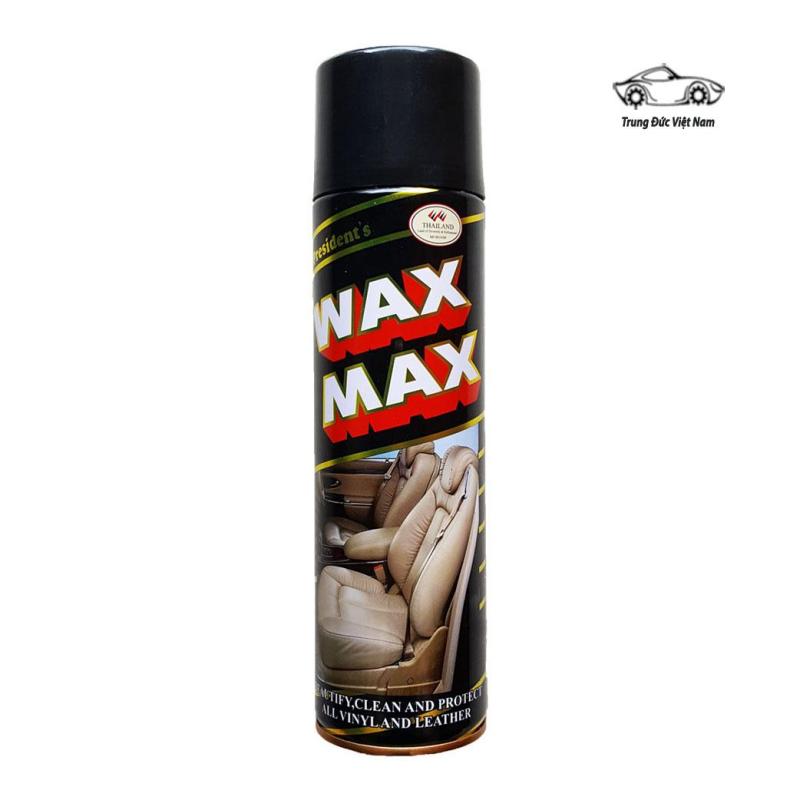 Chai Vệ Sinh Đa Năng Làm Sạch Nội Thất, Ghế Da, Túi Xách - Chai Xịt Đánh Bóng Ô Tô Xe Máy - WAX-MAX - Vệ Sinh, Làm Sạch Ô Tô Xe Hơi