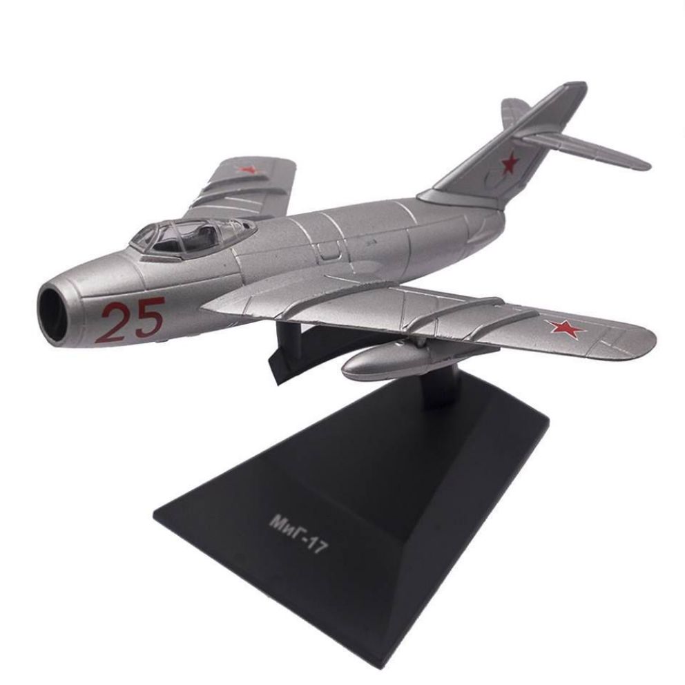 Mô hình máy bay Mig 17 (cũ, không hộp, có tạp chí)