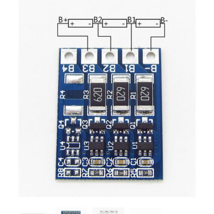 [HCM]Mạch ghép cân bằng 3s pin 11.1V 18650  Bảng cân bằng pin 12.6V