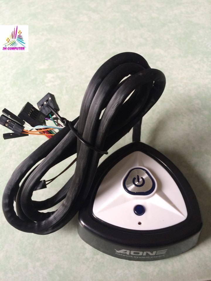 (HCM) Nút nguồn máy tính AONE Tam giác  loại dán - tích hợp Audio + Cổng USB Nút nguồn máy tính AONE Tam giác loại dán - tích hợp Audio + Cổng USB