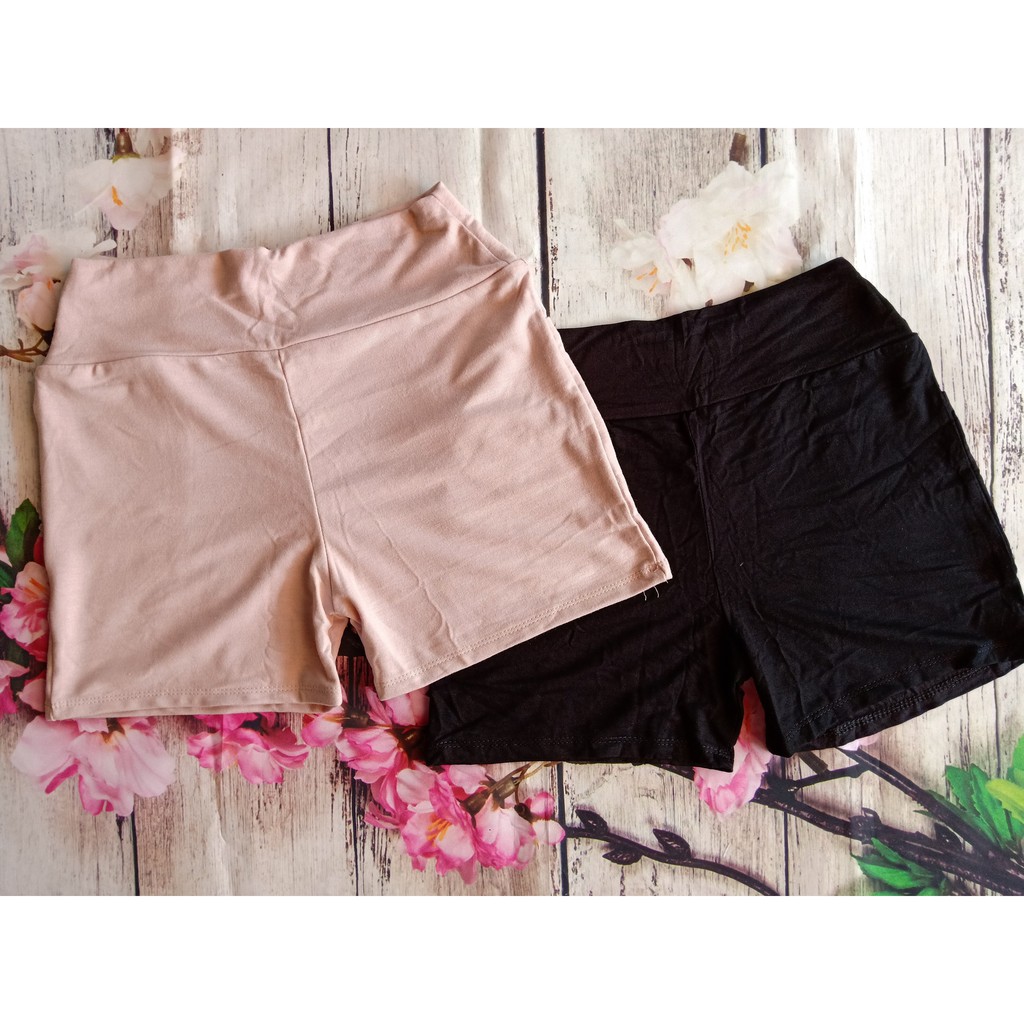 [HCM]Set 2 Quần Đùi Mặc Váy Bà Bầu Cotton Loại 1